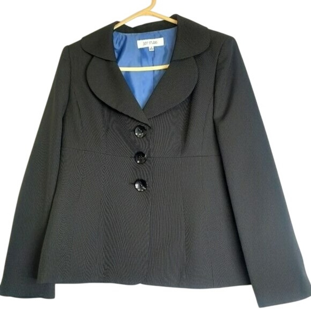 Suit Studio Black Blazer Jacket Size 10 Business Career Interview Casual‎ Office